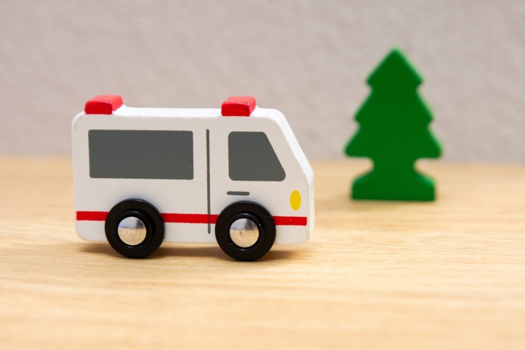 救急車のおもちゃ