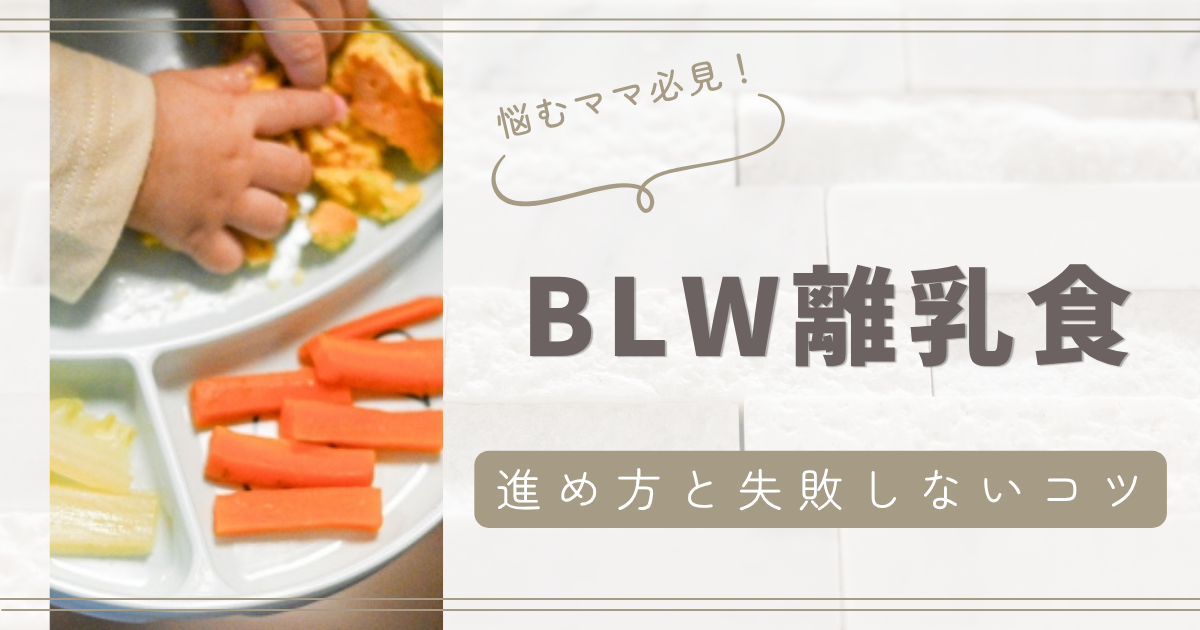 BLW離乳食の進め方｜安全対策と失敗しないコツをわかりやすく解説